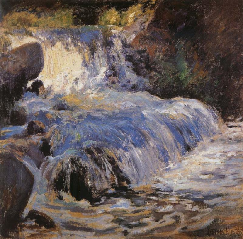 John Henry Twachtman THe Waterfall